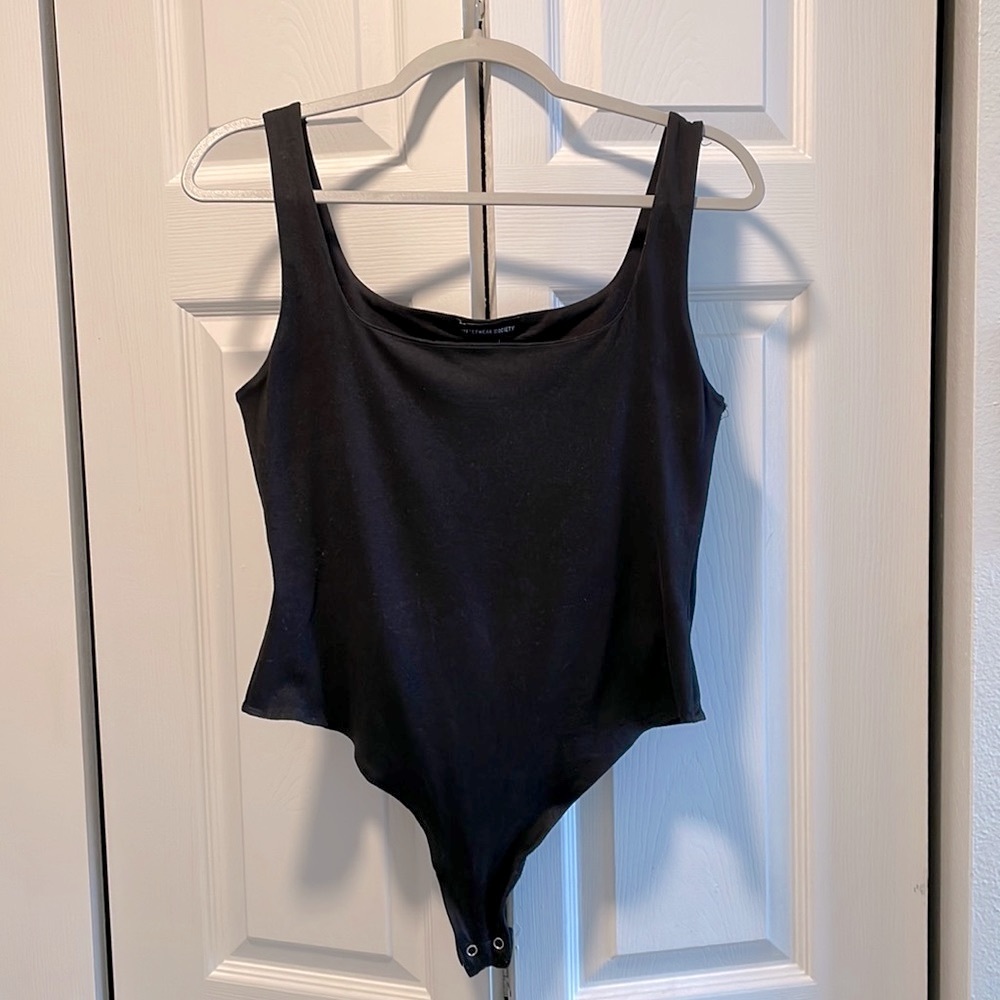Black bodysuit: size L